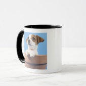 植木鉢の犬 マグカップ (正面左)