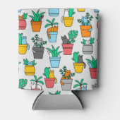 植木鉢の猫たち 缶クーラー (正面)