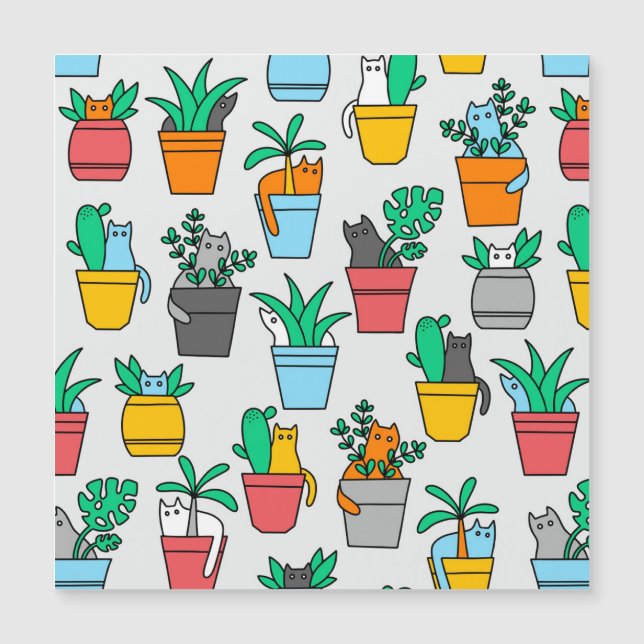 植木鉢の猫 (正面)