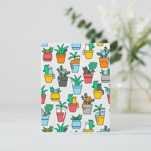 植木鉢の猫 (スタンド正面)