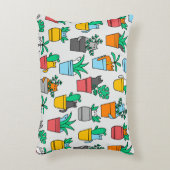 植木鉢の猫 アクセントクッション (正面(垂直))