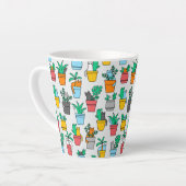 植木鉢の猫 カフェラテマグ (左アングル)