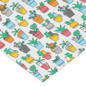 植木鉢の猫 ショートテーブルランナー (コーナー)