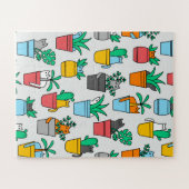 植木鉢の猫 ジグソーパズル (横)