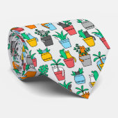 植木鉢の猫 ネクタイ (ロール)