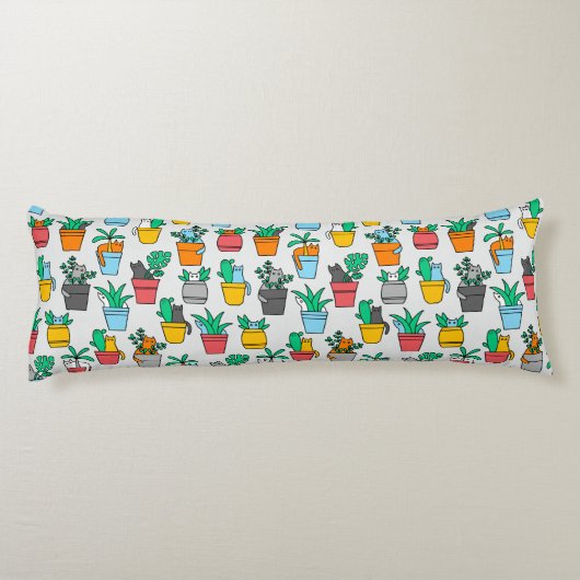 植木鉢の猫 ボディピロー (裏面)