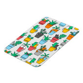 植木鉢の猫 マグネット (左側)