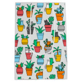 植木鉢の猫 ミディアムペーパーバッグ (裏面)