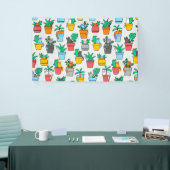 植木鉢の猫 横断幕 (トレードショー)