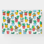 植木鉢の猫 横断幕 (横)