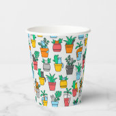 植木鉢の猫 紙コップ (裏面)