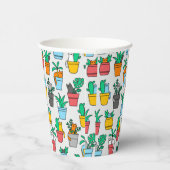 植木鉢の猫 紙コップ (右)