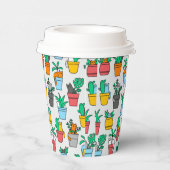 植木鉢の猫 紙コップ (右)