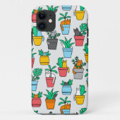 植木鉢の猫 Case-Mate iPhoneケース (裏面)