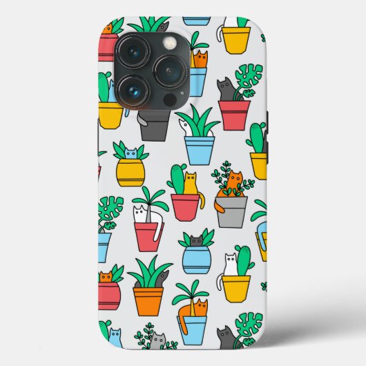 植木鉢の猫 Case-Mate iPhoneケース (裏面)