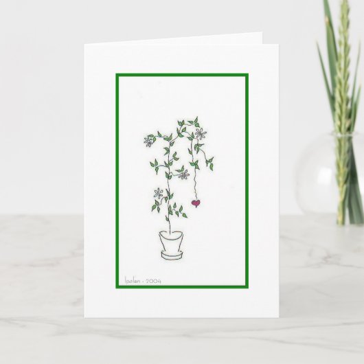 植木鉢 カード (正面)