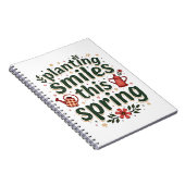 植栽スマイル農家かわいい春ファームライフ ノートブック (右側)