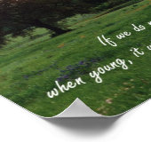 植栽知識プリント ポスター (角)