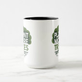 植樹を促進するエコ環境保護 マグカップ (中央)