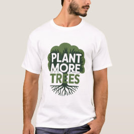 植樹を促進するエコ環境保護 Tシャツ