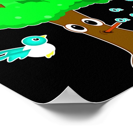 植樹保護環境 ポスター (角)