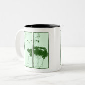 植樹 ツートーンマグカップ (正面左)