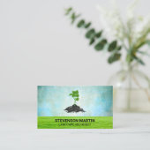 植樹 |芝生 |造園 名刺 (スタンド正面)