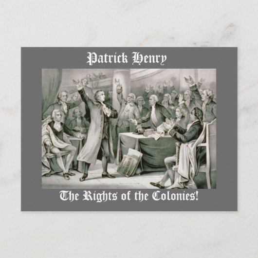 植民地の権利 ポストカード (正面)