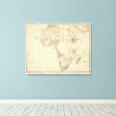 植民地を示すアフリカ地図 キャンバスプリント (インサイチュ (ウッドフロア))