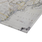 植民地アメリカ: 地図、c1770 カッティングボード (角)