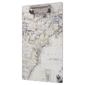 植民地アメリカ: 地図、c1770 クリップボード (左)