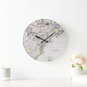 植民地アメリカ: 地図、c1770 ラージ壁時計 (ホーム)