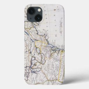植民地アメリカ: 地図、c1770 iPhone 13ケース
