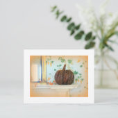 植民地時代のカボチャのはがき ポストカード (スタンド正面)