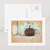 植民地時代のカボチャのはがき ポストカード (正面/裏面)