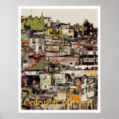 植民地時代のメキシコ – ヒルタウン、ポスター ポスター (正面)