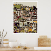 植民地時代のメキシコ – ヒルタウン、ポスター ポスター (キッチン)