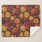 植民地時代の刺繍されたドーム – シームレスパターン シェルパブランケット (正面(横))