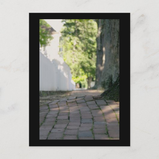 植民地時代の歩道 ポストカード (正面)