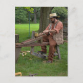 植民地木工業の郵便はがき ポストカード (正面)