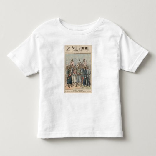 植民地軍隊 トドラーTシャツ (正面)