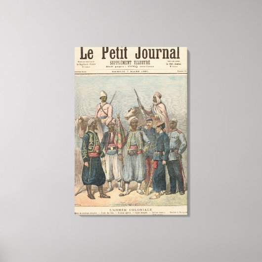 植民地軍 キャンバスプリント (正面)