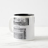 植民地6つのドル札 ツートーンマグカップ (正面左)