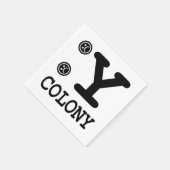 植民地 スタンダードカクテルナプキン (角)