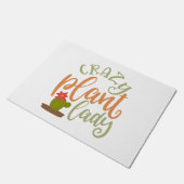 植熱狂する物のレディ素晴らしー植物の愛好者 ドアマット (アングル)