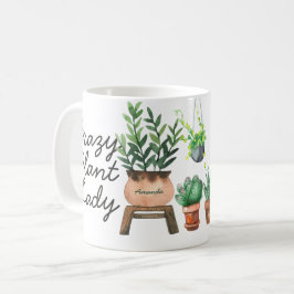 植熱狂する物の水彩鉢植え コーヒーマグカップ