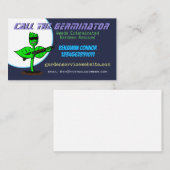 植物おもしろいサイボーグ園芸業 名刺 (正面/裏面)