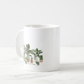 植物おもしろい愛好家のためにもう一つの植物 コーヒーマグカップ (正面左)