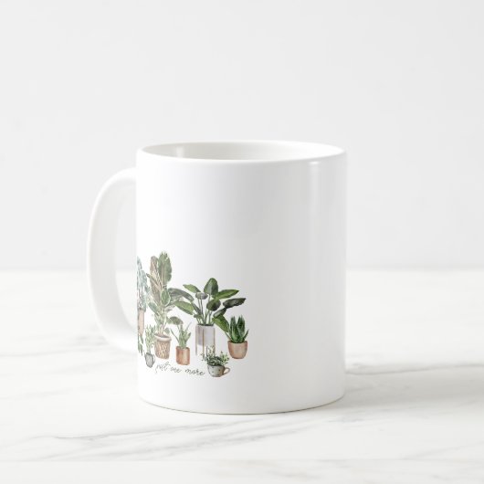 植物おもしろい愛好家のためにもう一つの植物 コーヒーマグカップ (正面左)