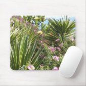 植物およびカラフルの花の変化の庭 マウスパッド (マウス)